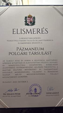 Elismerés 20